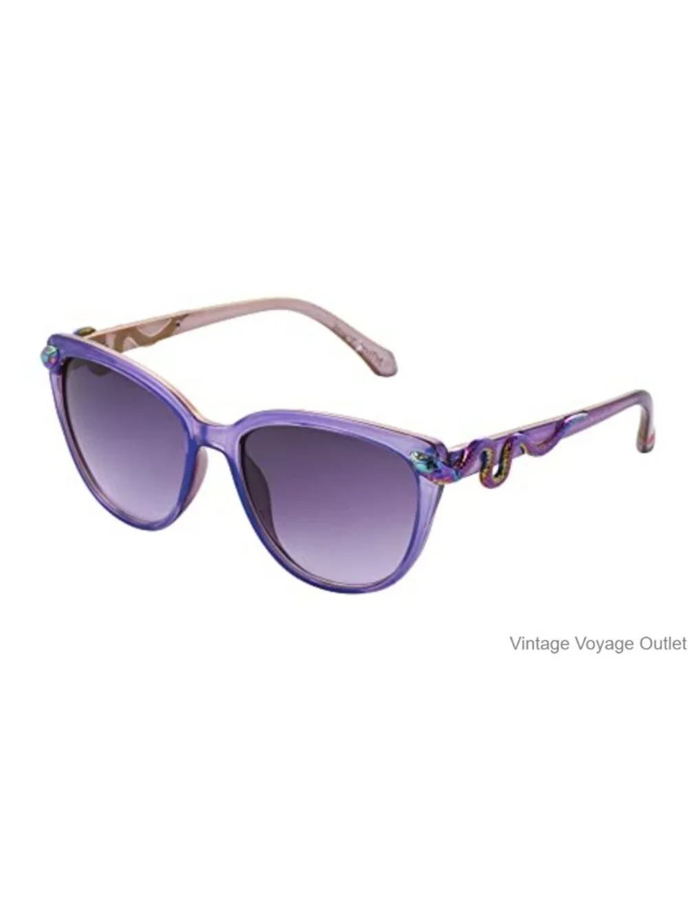 Cat Eye Sunglasses Non-Polarized UV Protection Plastic Frame